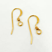 Gold-filled Ear Wire with Coil